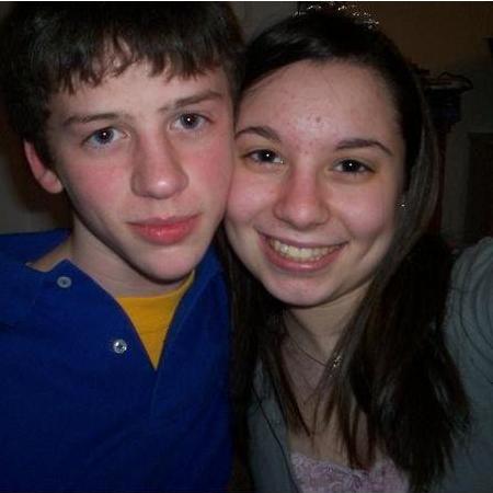 The first picture we ever took together! On Rachel's 17th birthday in April 2007!