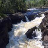 Vermilion Falls Outlook & Vermilion Gorge Trailhead
