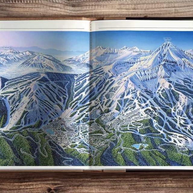 The Man Behind The Maps Book (Ski Maps)