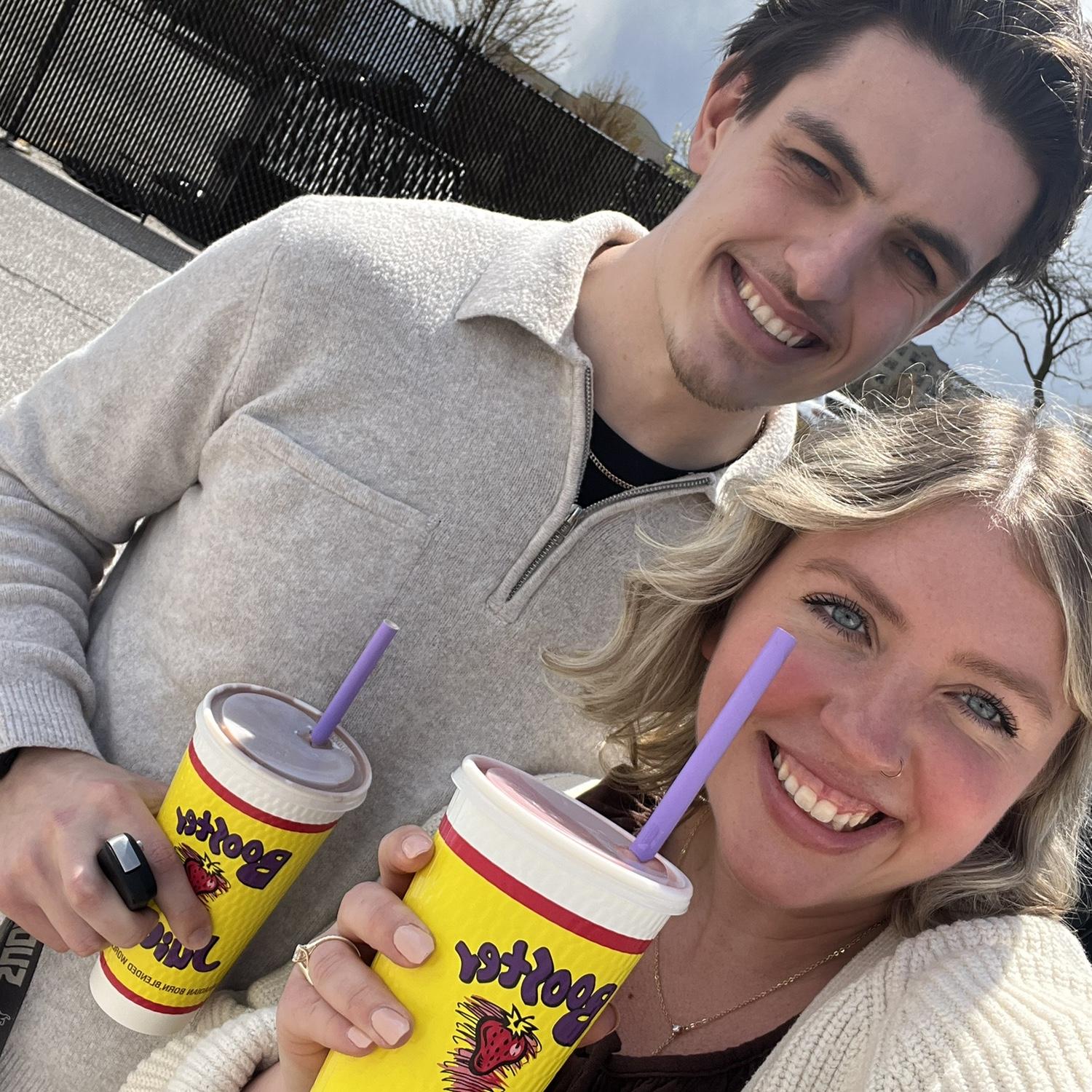 Day after engagement smoothies!!