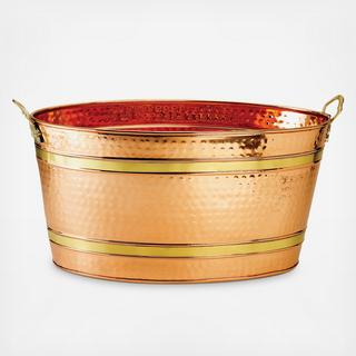 Oval Hammered Party Tub