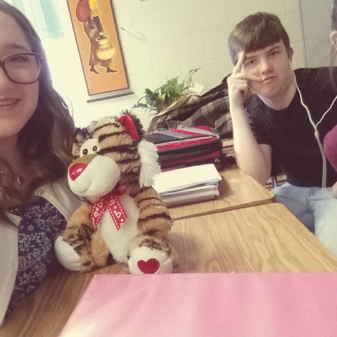 High school Zach and Kayla.