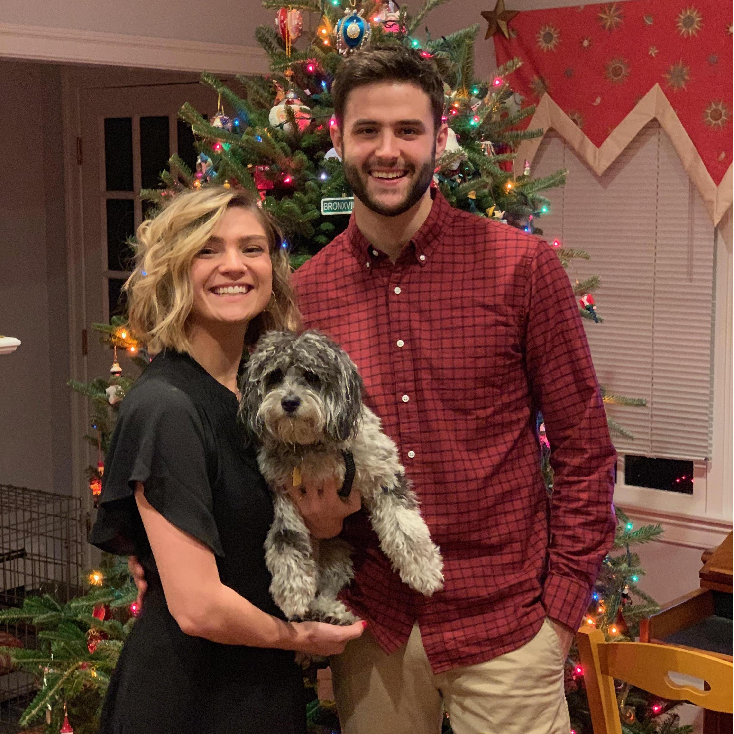 Christmas joy with Maddie