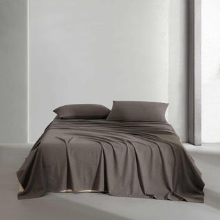Modern Melange Cotton 4-Piece Sheet Set