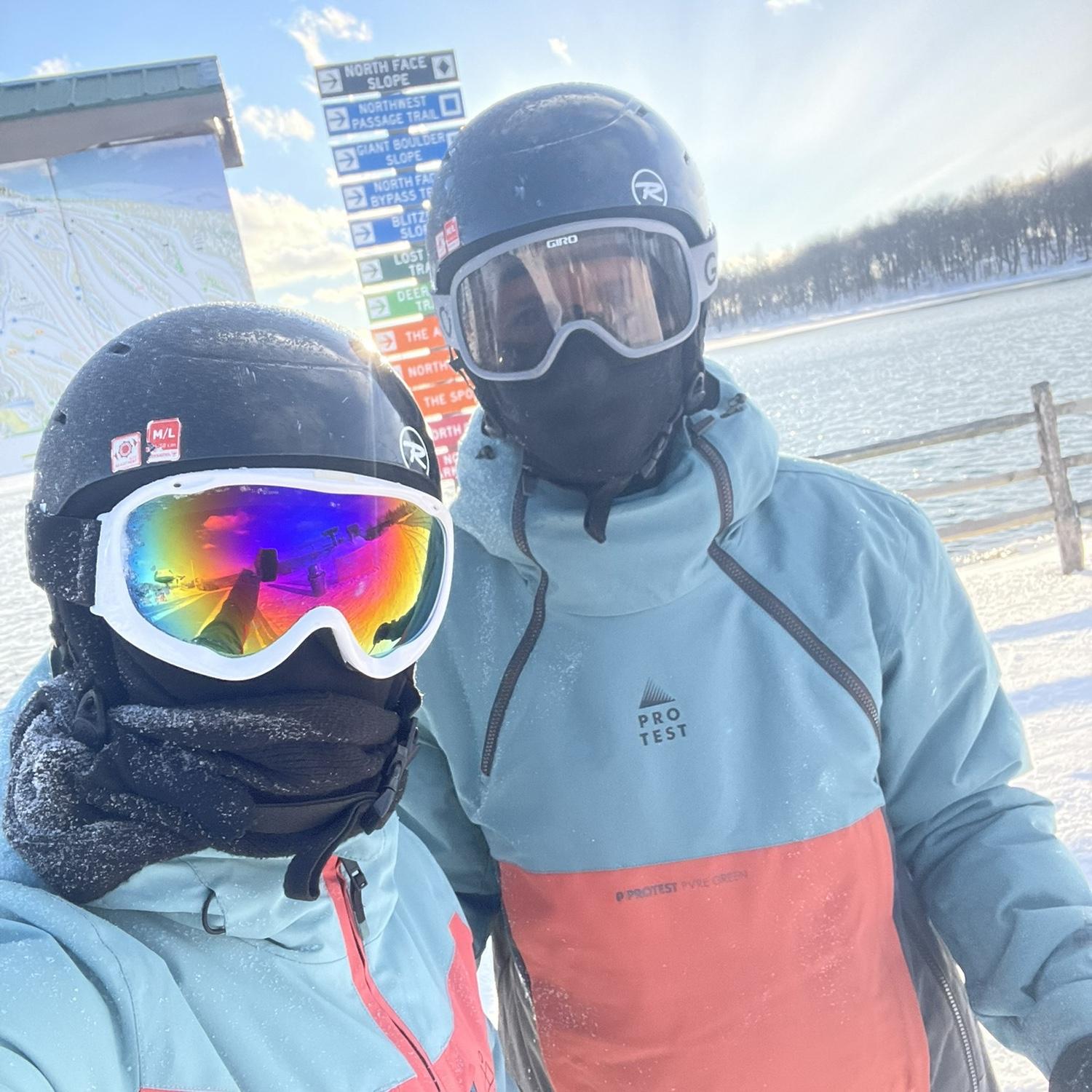 Engagement-Moon ski trip weekend in PA