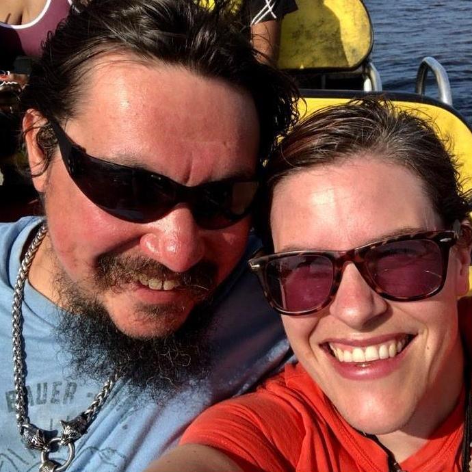We celebrated our first air boat ride when Becki's mom Nancy came to visit us in New Orleans.