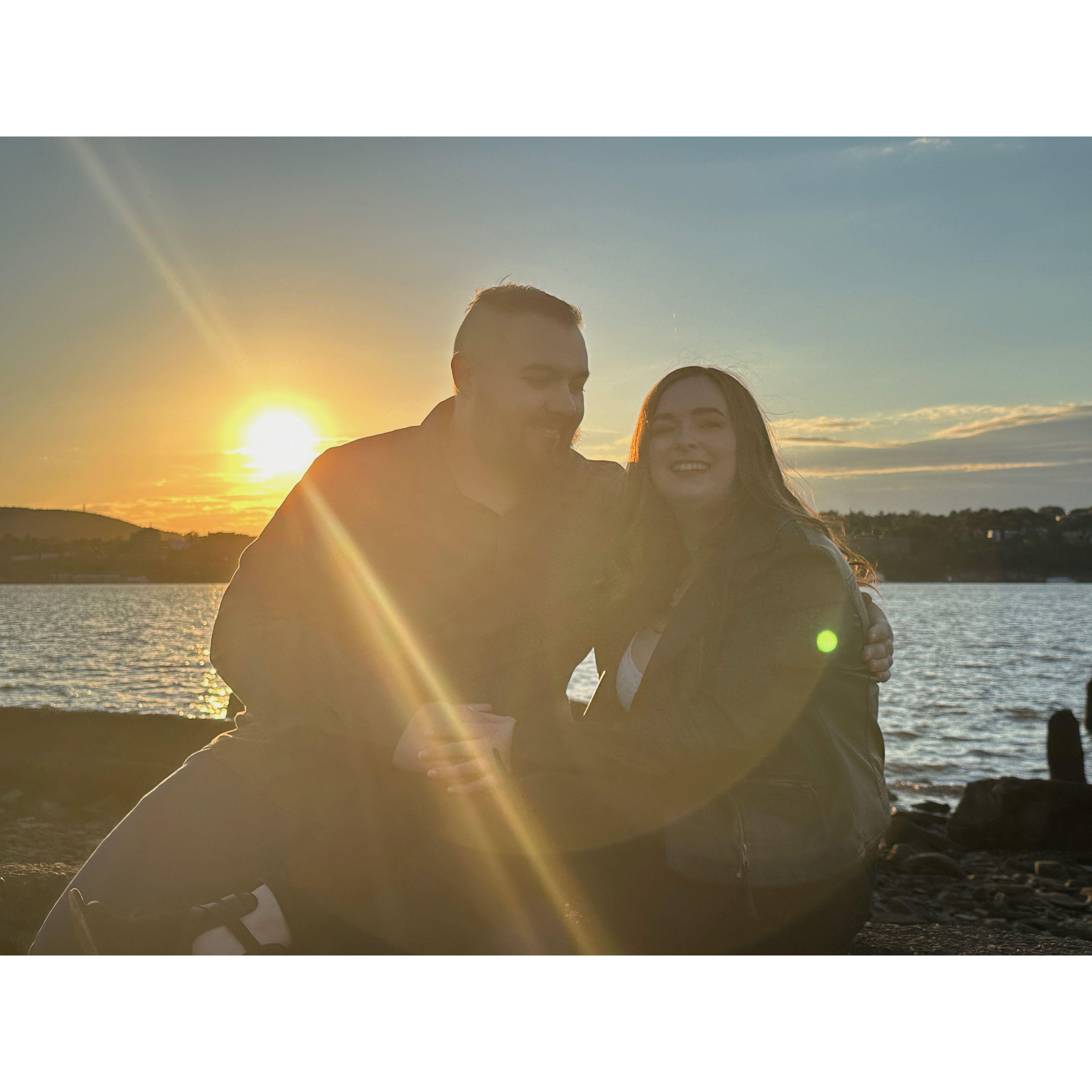 Engagement photos at the Beacon waterfront. Big thank you to Marcus who took these amazing photos.