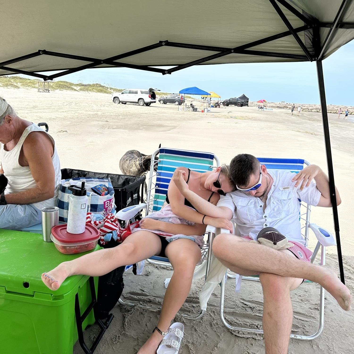 First Urso family beach trip