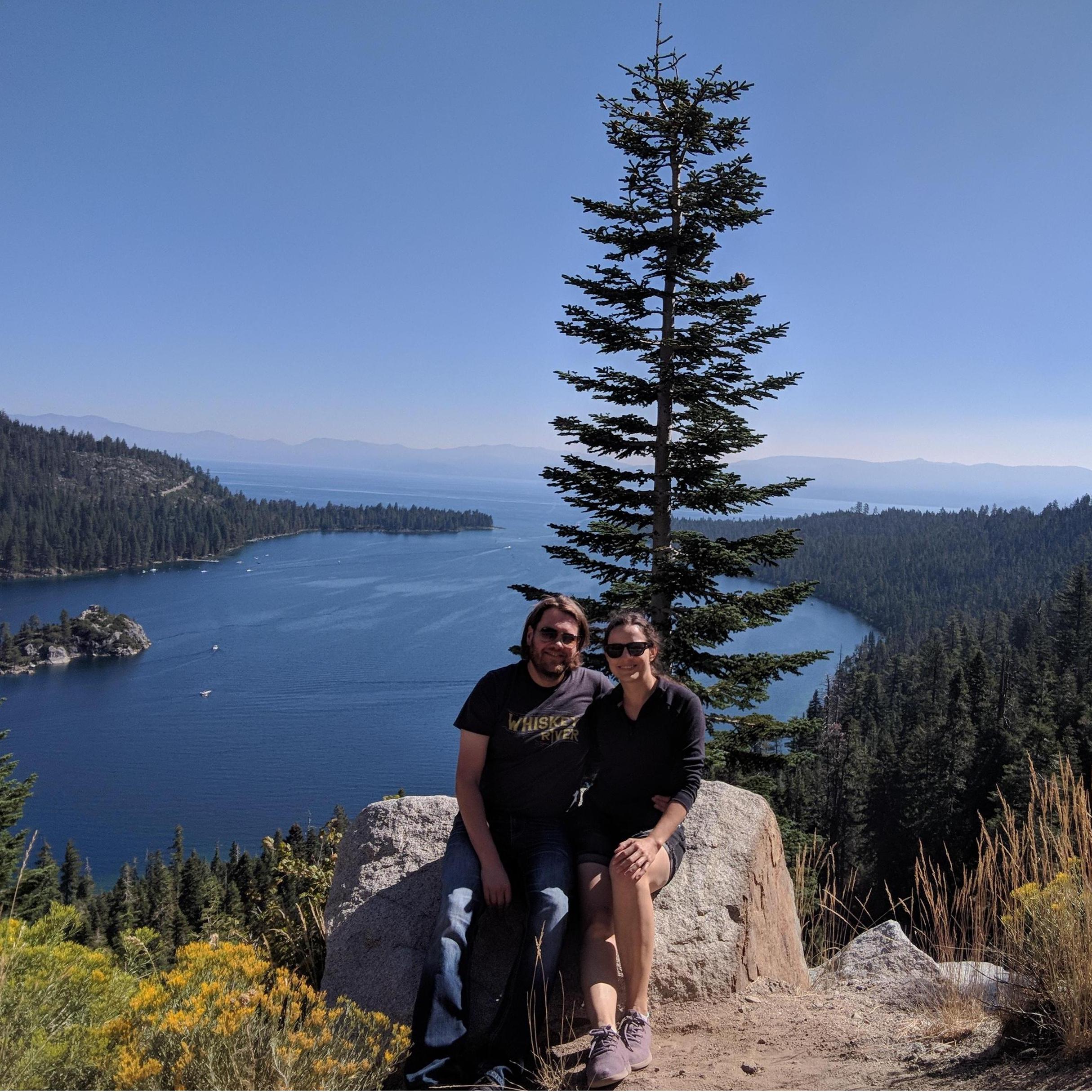 Crystal blue Lake Tahoe for a friend's wedding.