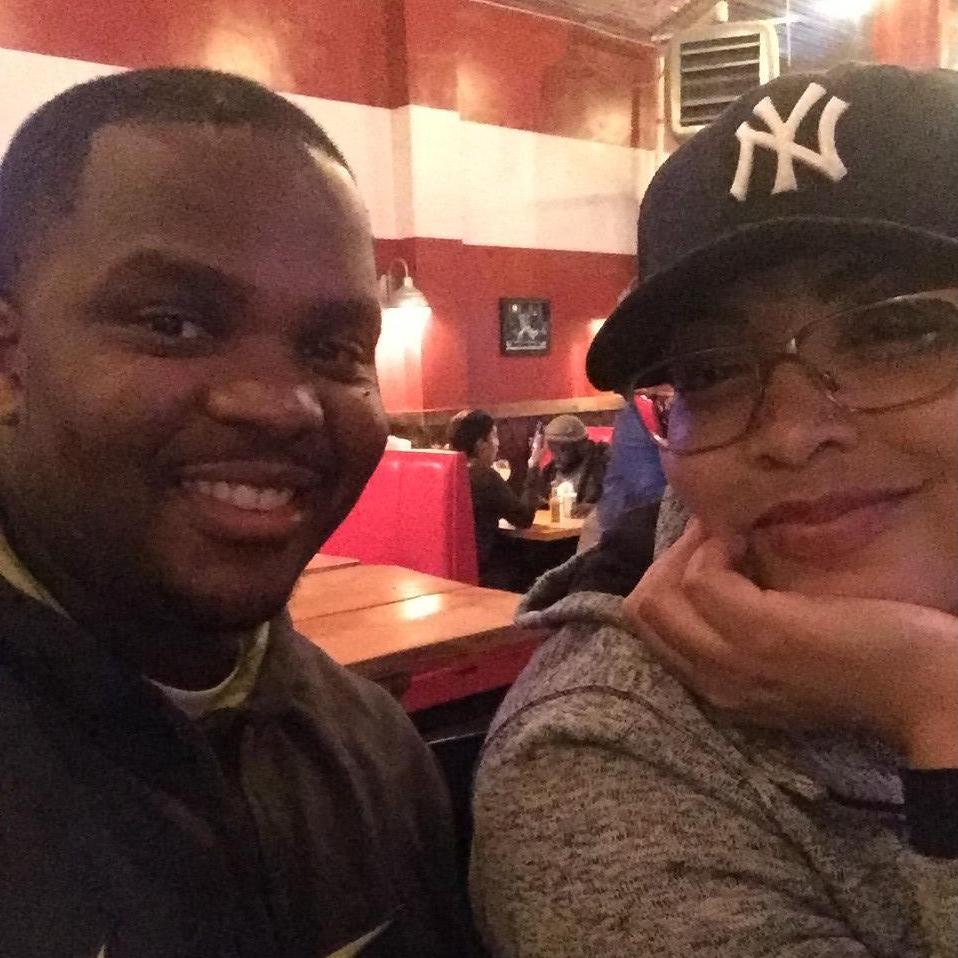 At a local bar in Harlem!