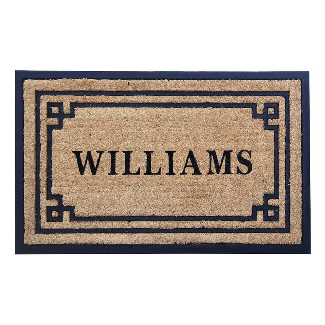 Williams Sonoma Crofton Doormat 22x36, Personalized