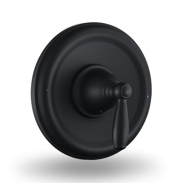 BAYDOW T2151 Pressure Balancing Tub and Shower Valve Trim Kit, Compatible with Moen Posi-Temp Valve, Matte Black