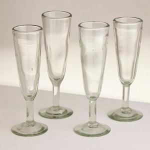 Country House Flute, Set of Four