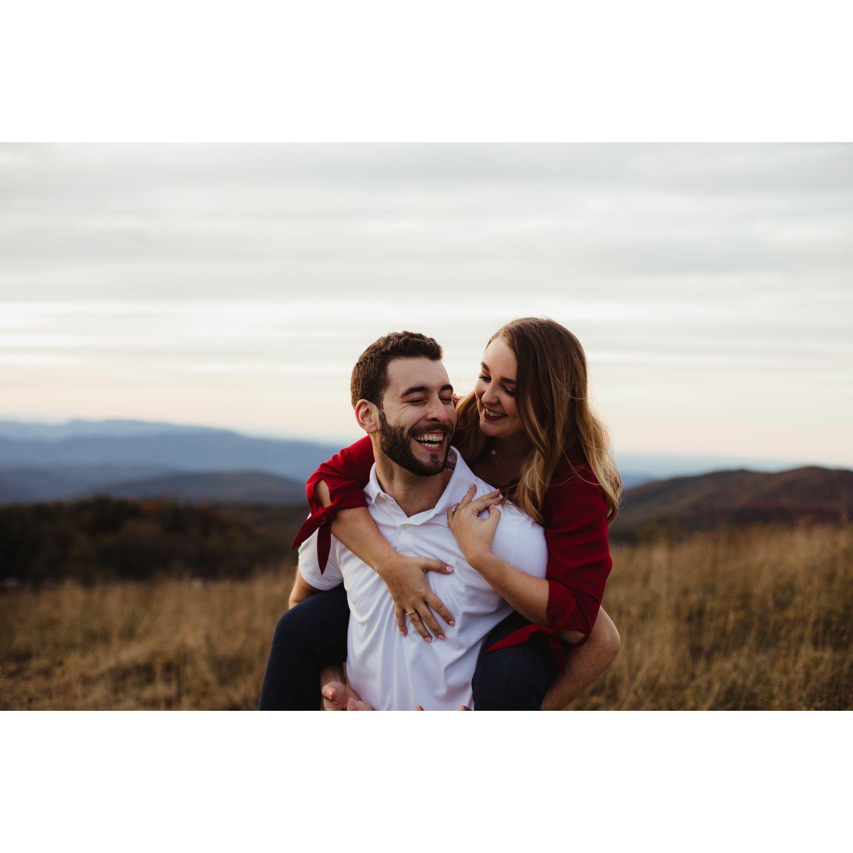 Max Patch engagement photos - Joy Wildflower Photography