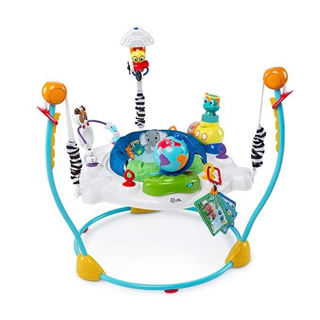 Baby Einstein Neptune's Ocean Discovery Activity Jumper, Ages 6 months +, Multicolored, 32 x 32 x 33.13"