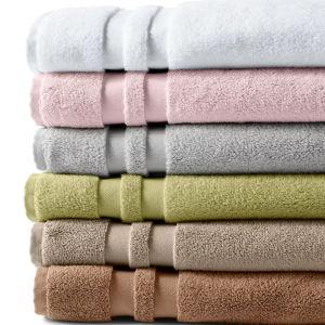 Essential Cotton 6-Piece Bath Towel Set - Fresh Olive