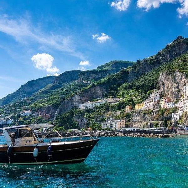 Boat tour of the Amalfi Coast