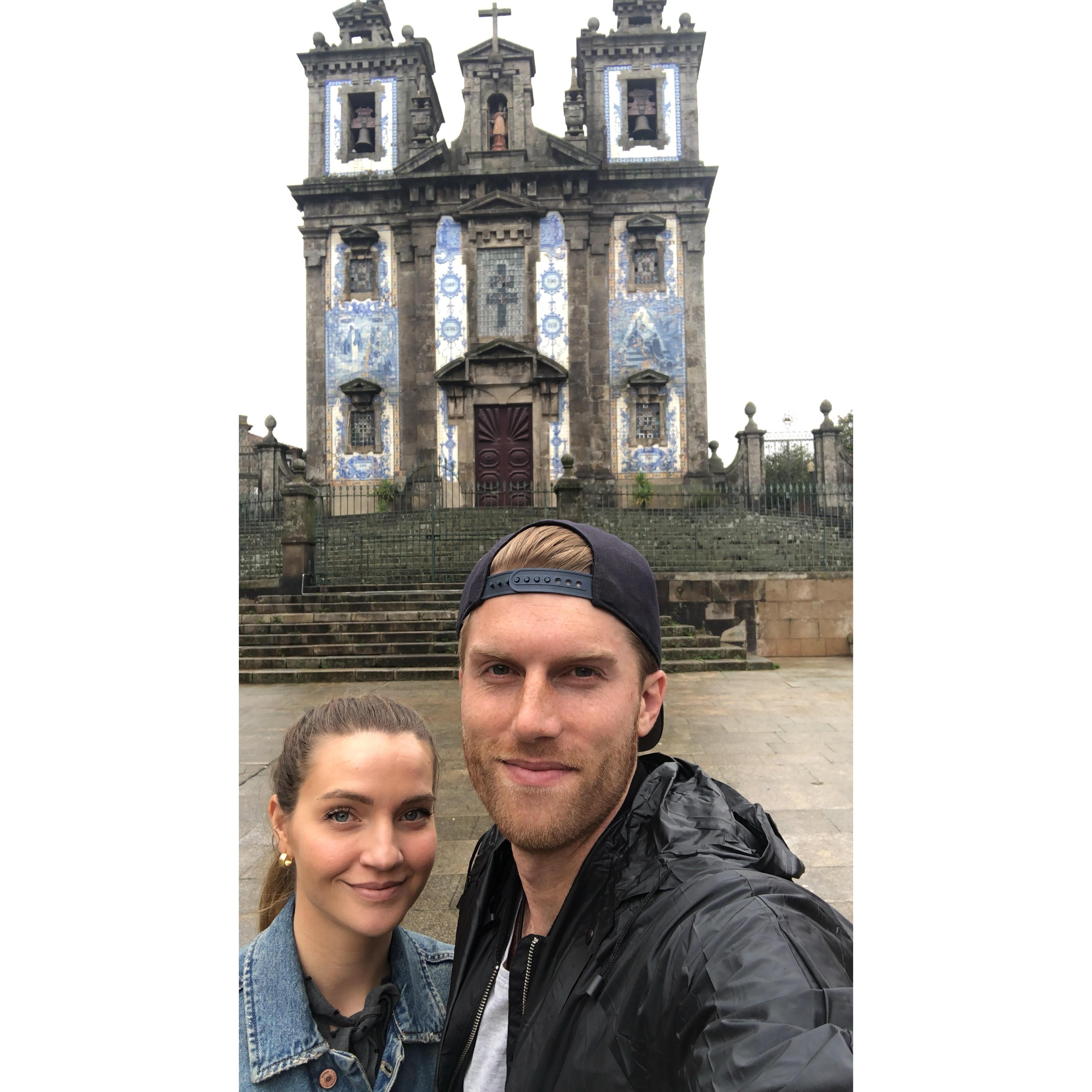 A rainy day in Porto, Portugal