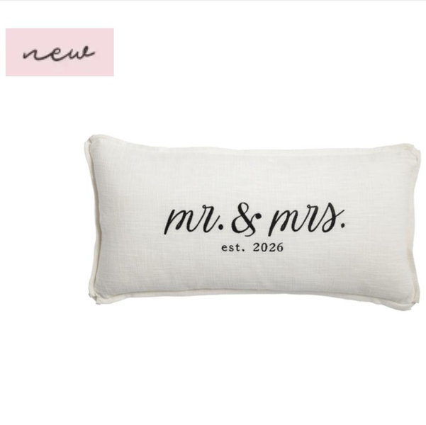 Lumbar Mr Mrs 2026 Pillow