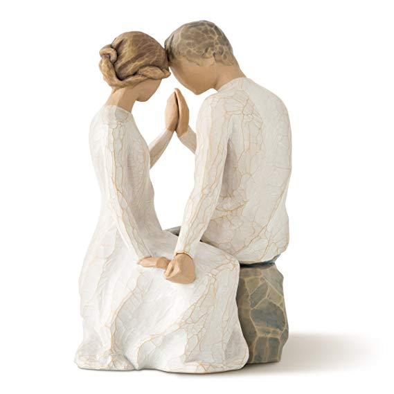 Willow Tree hand-painted sculpted figure, Around You