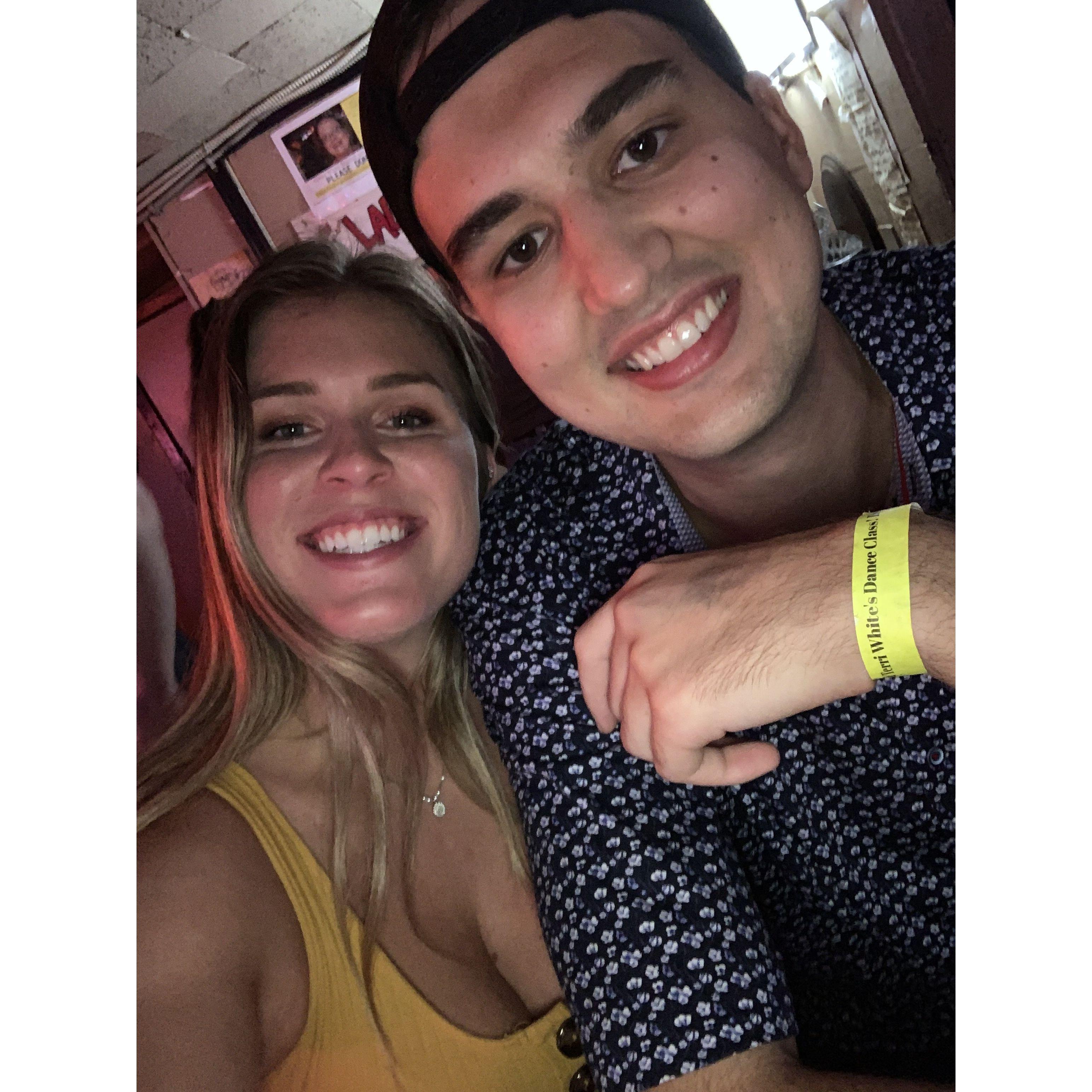 This is the first picture we ever took on our third date at Broken Spoke.