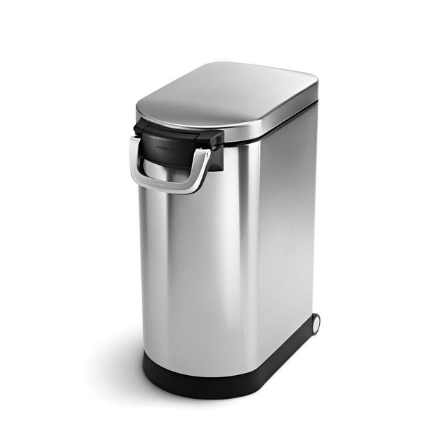 simplehuman™ Large Pet Food Container, Steel