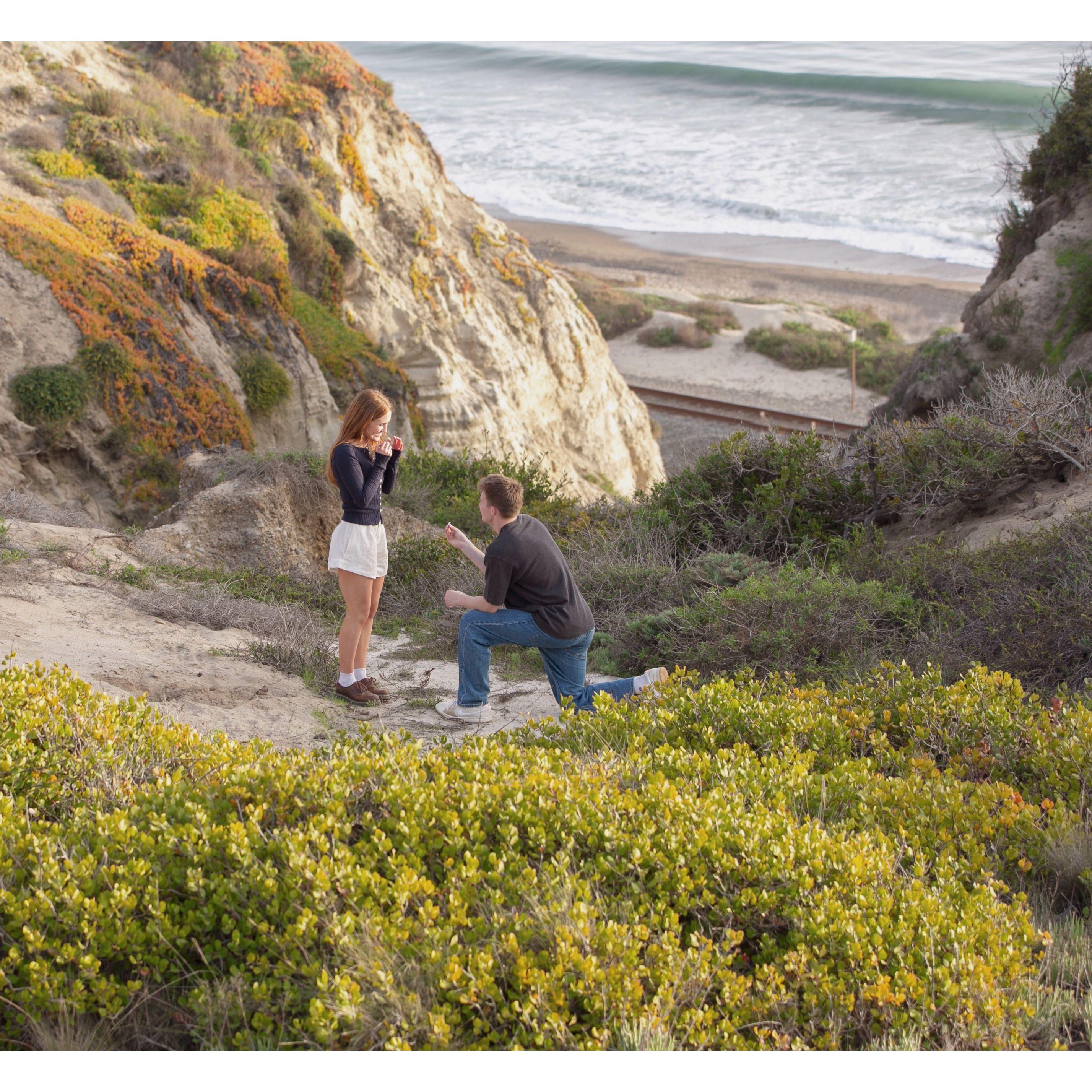 In March of 2025, Logan popped the question after a surprise trip for Taitum to Southern California.