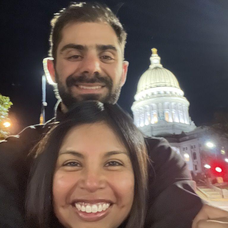 Exploring downtown Madison!