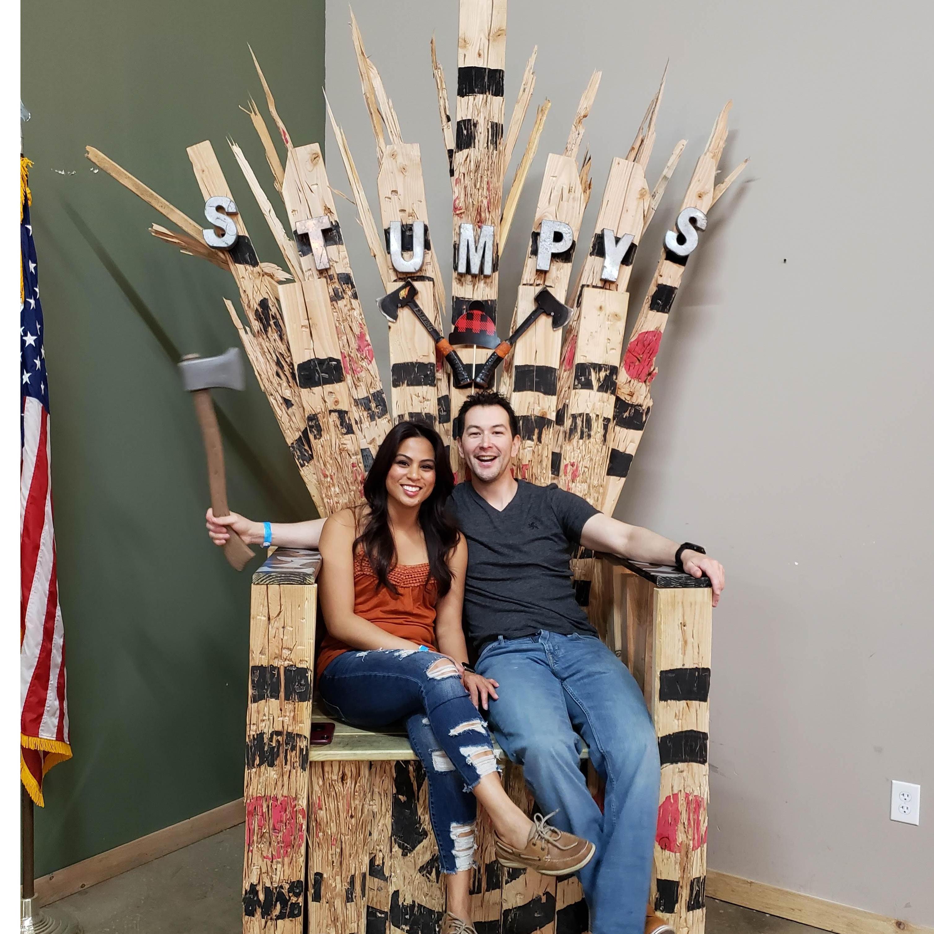 Stumpy's Axe throwing
