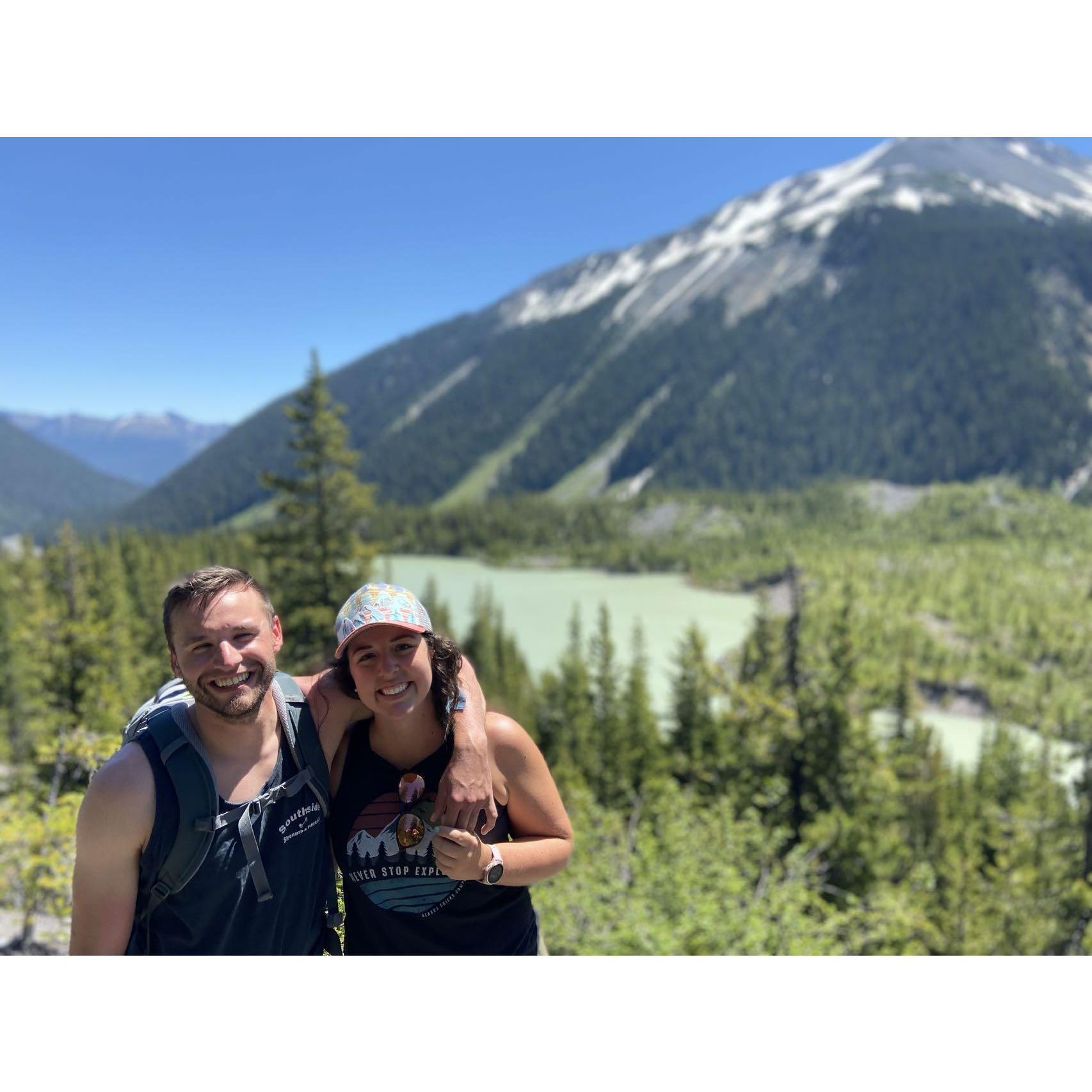 Olympic National Park, towards the end of our two week long road trip, 2021