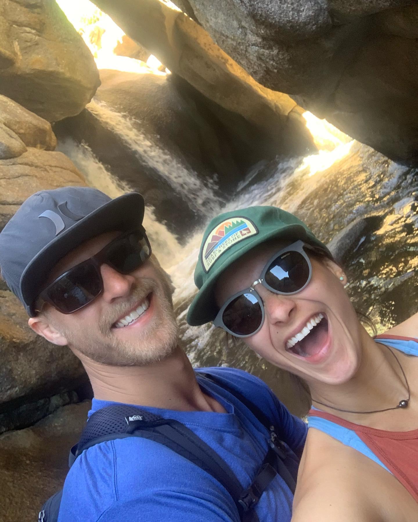 Wyoming hike to Hidden Falls