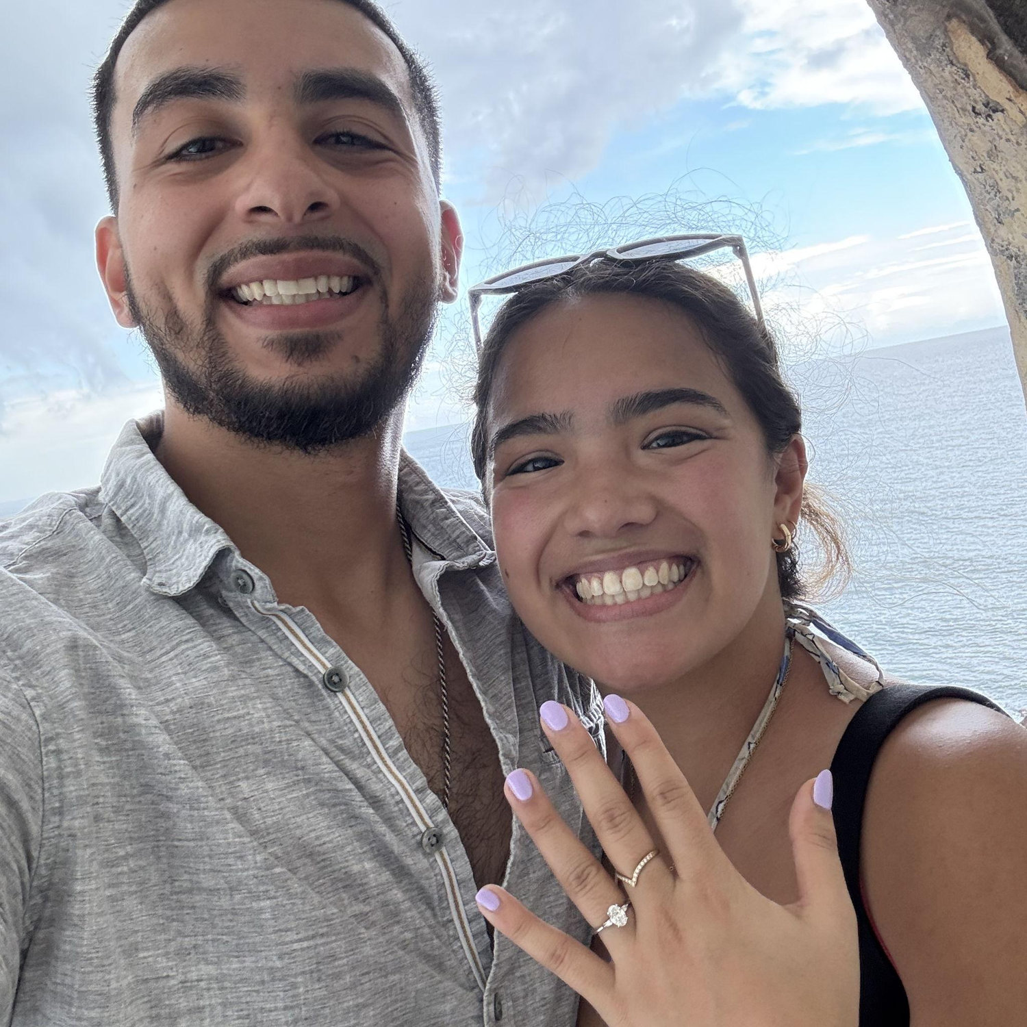 When David proposed in Puerto Rico
