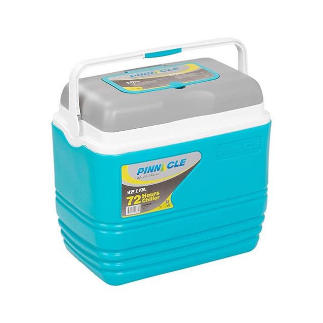 Primero Foam Ice Chest 33.81 qt, Big Portable Ice Chest for Camping, Picnic, Outdoor, Party, Food, Beverages, Ice Chest with Lid, Beer Cooler Ice Chest (Blue)