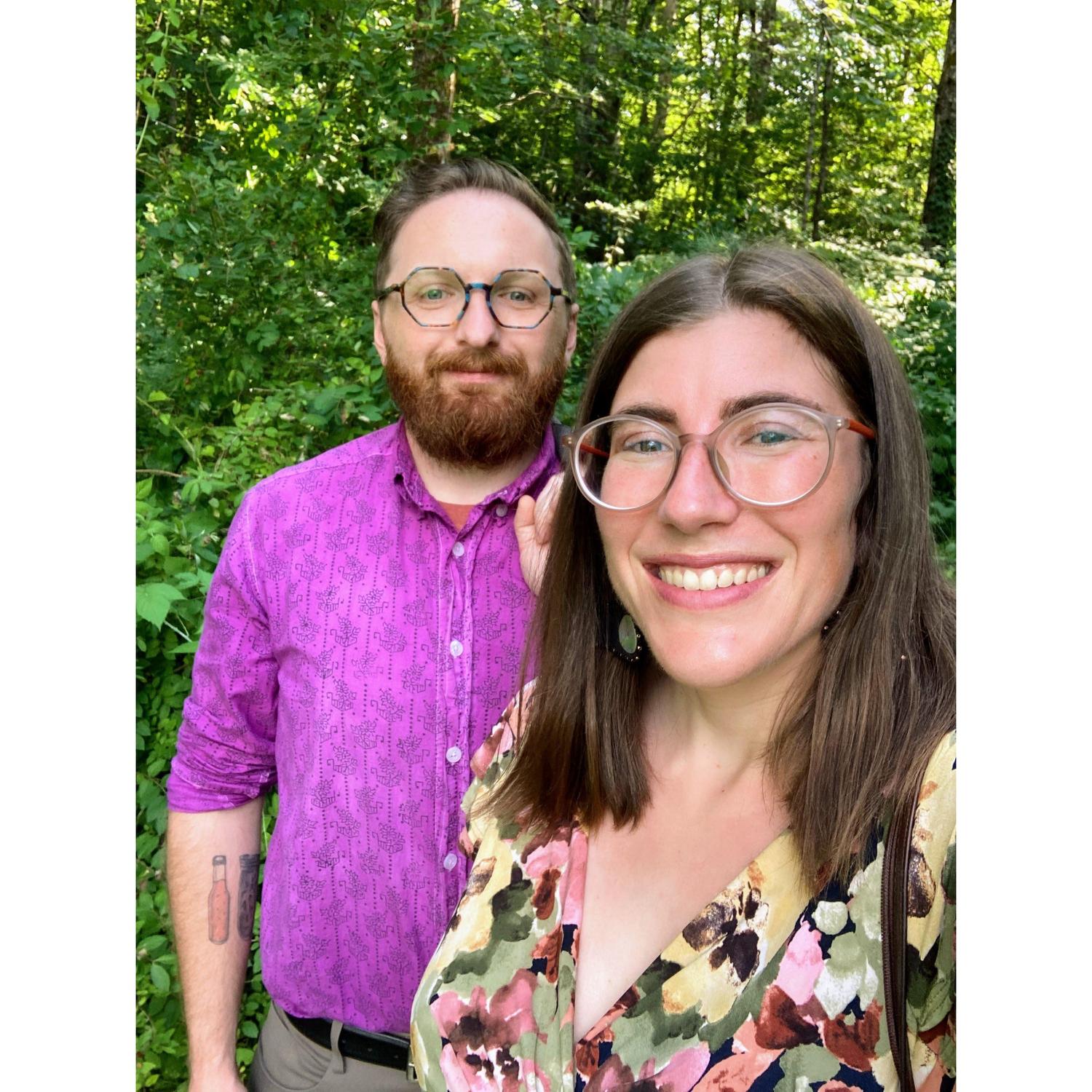 Our friend's wedding last summer was a rare occasion to dress up