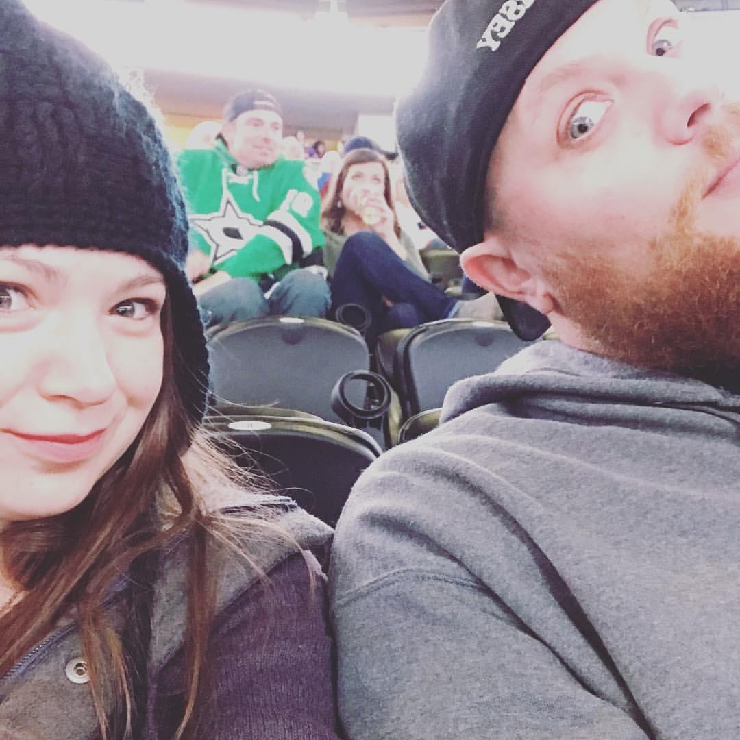 Bryan visits Colorado early in their relationship.
Avalanche game 12/16