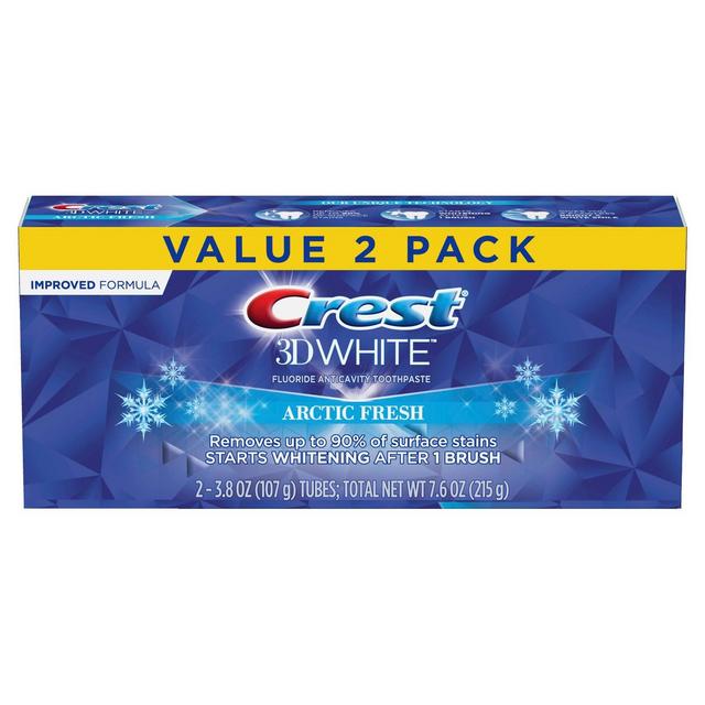 Crest 3D White Arctic Fresh Teeth Whitening Toothpaste - 3.8oz