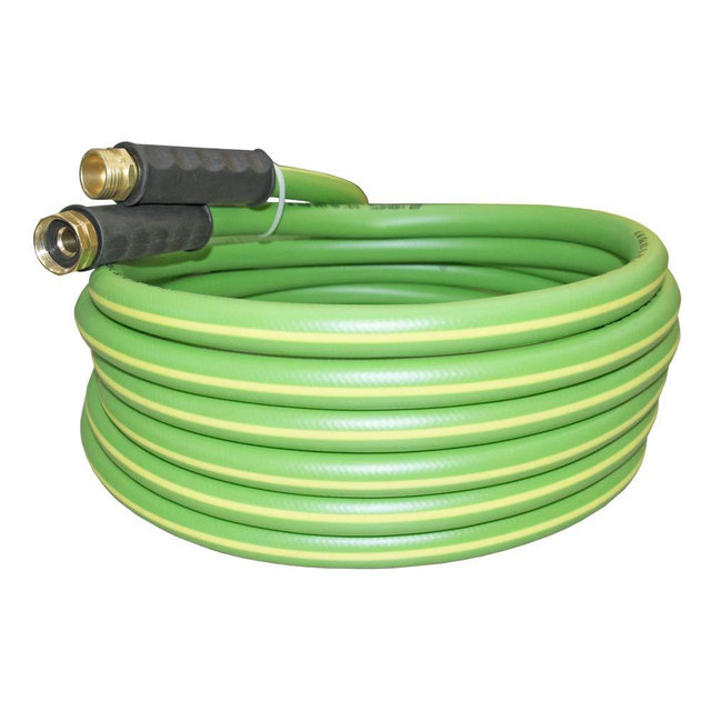 Garden Hose - Durable PVC Non Kinking Heavy Water Hose with Brass Hose Fittings (5/8"IDx20'(20 FEET))