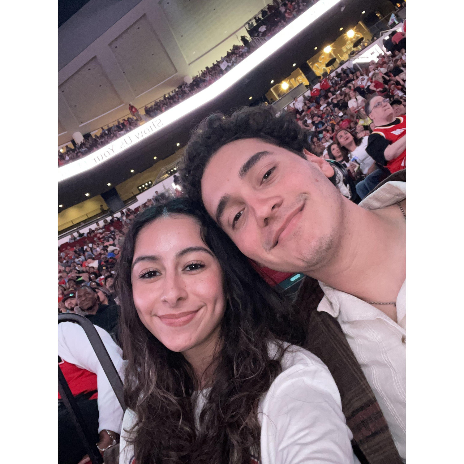 Our first photo together!