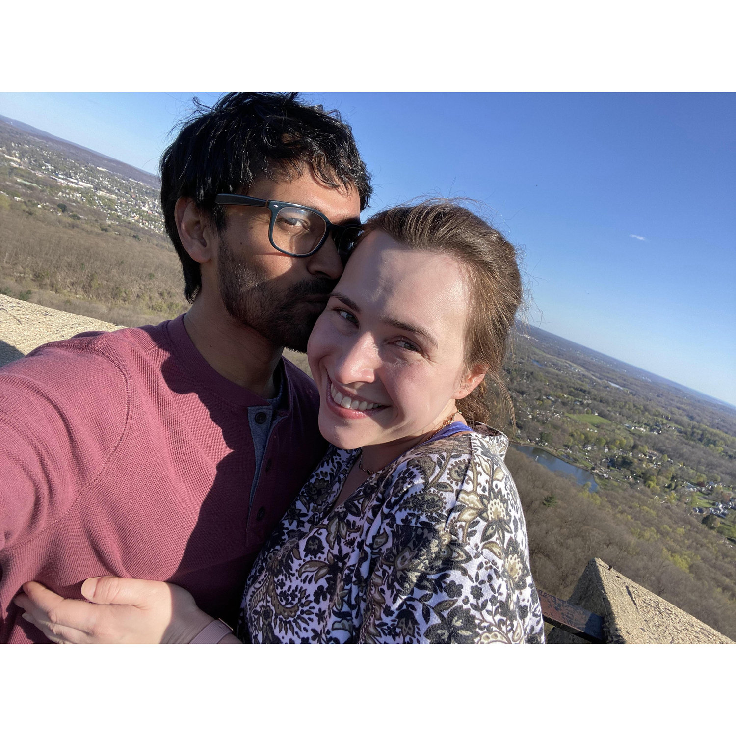After a small hike in Connecticut
