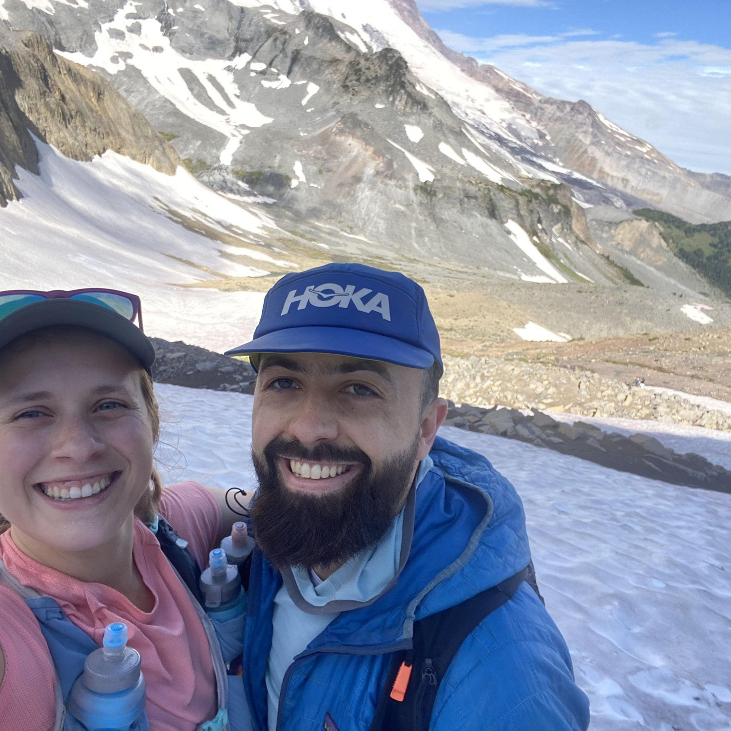 Trail running around Mt Rainier