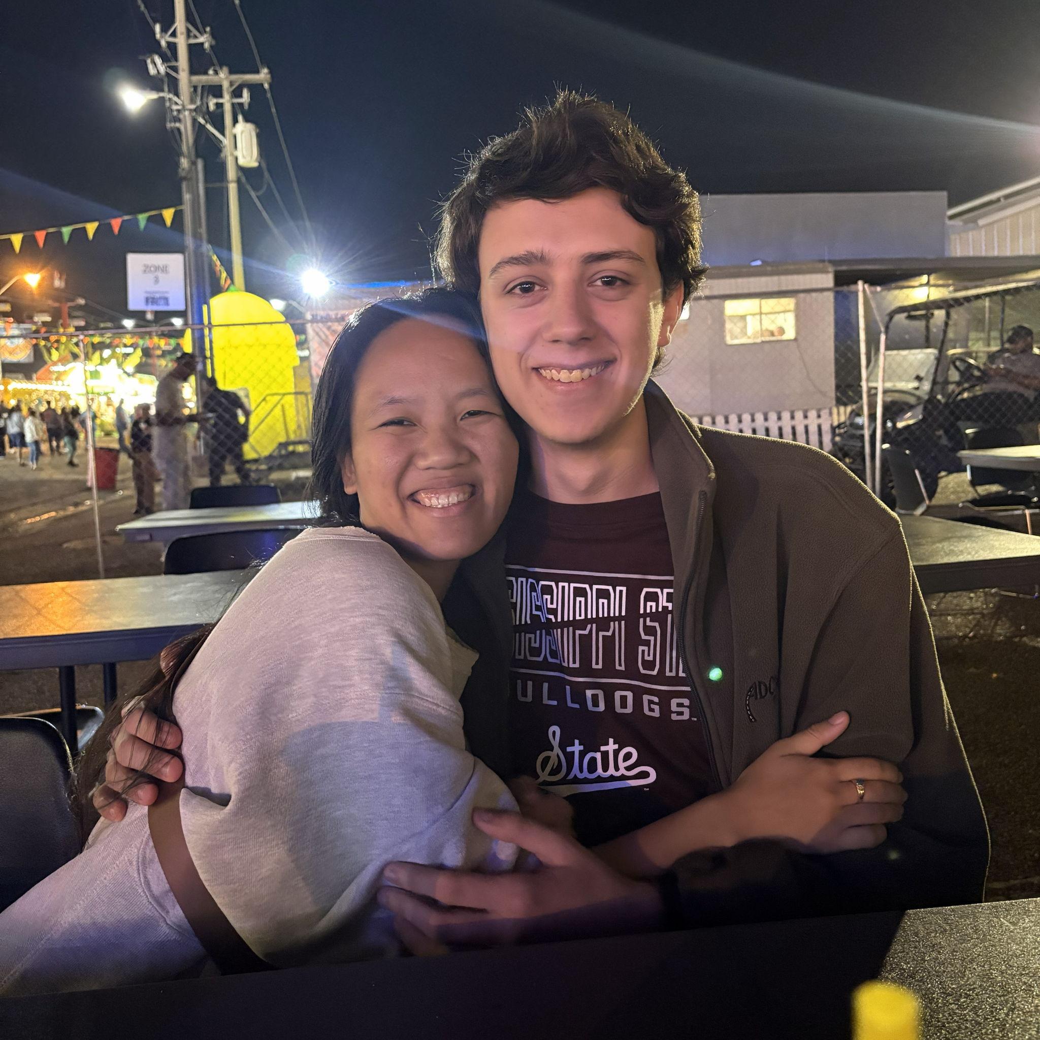 Some of the dates that we have enjoyed going on include bowling, painting pottery, & going to the state fair.