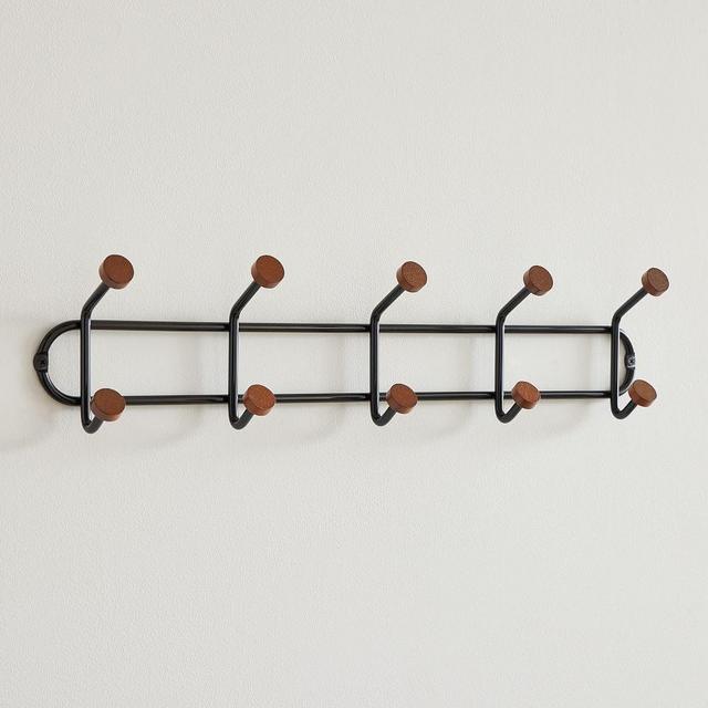 Apollo Wall Rack, Dark Bronze Walnut