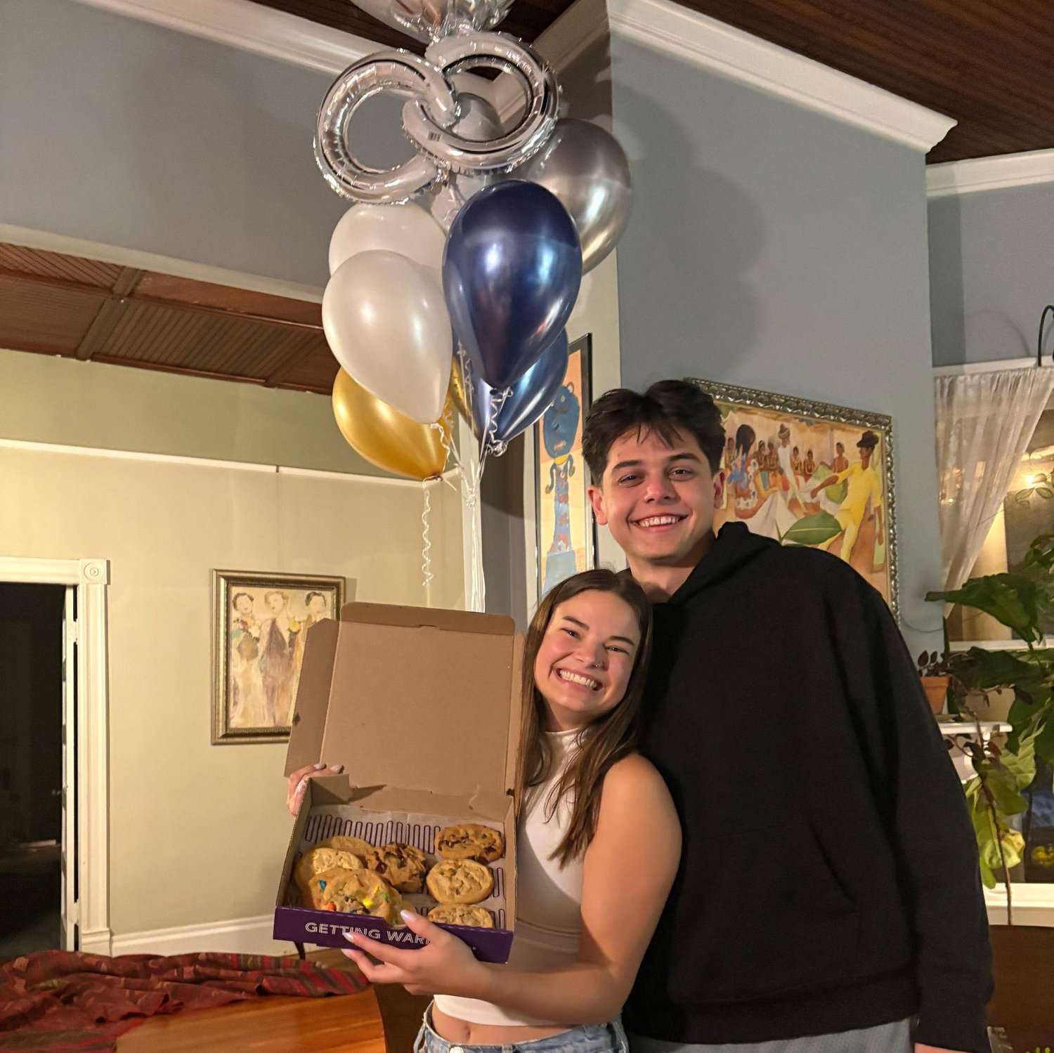 Engagement surprise from the maids of honor!