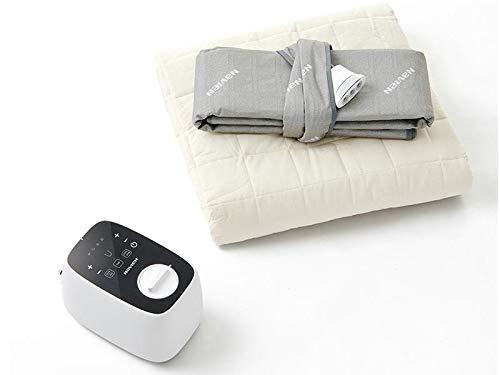 Navien Mate Dual Control Heated Mattress Pad, Non-Electric, Water Powered, Bed Warming Mattress Topper - EQM 350 (Queen)