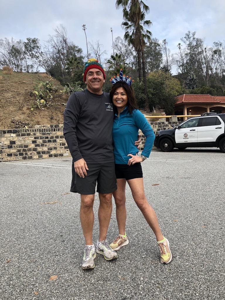 A cultural exchange during a Christmas time run.