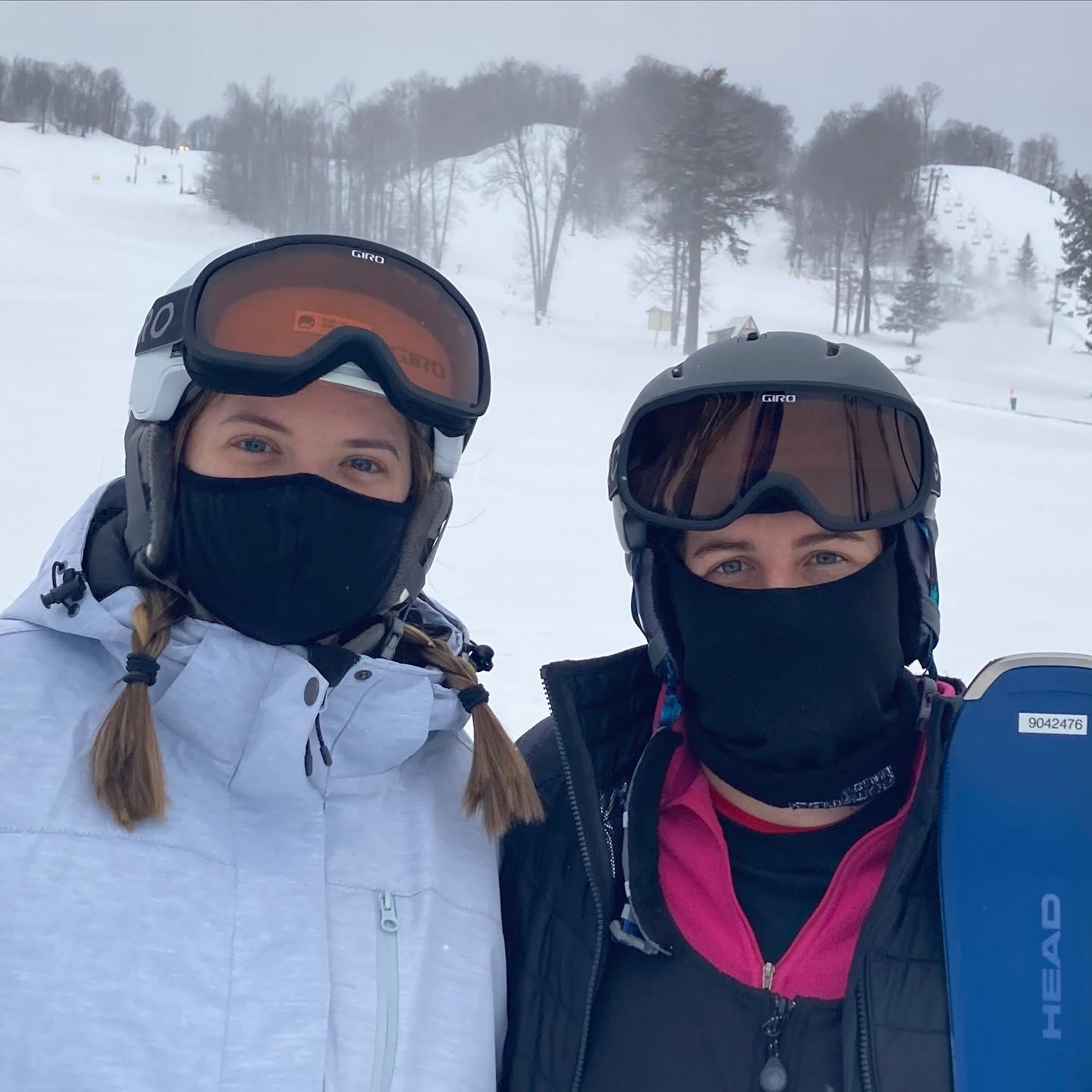 Skiing at Maddie's parent's ski condo each Christmas since 2018