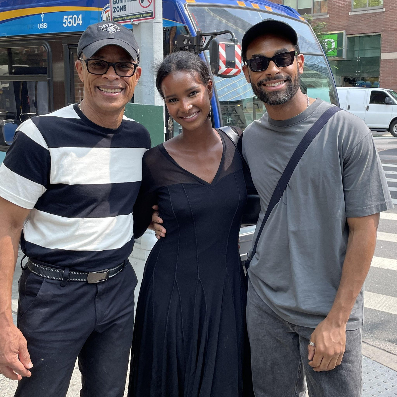 Me, Alex Anthony and Meron after brunch in NYC