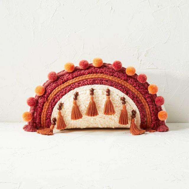Cotton Tufted Half Circle Throw Pillow - Opalhouse™ designed with Jungalow™