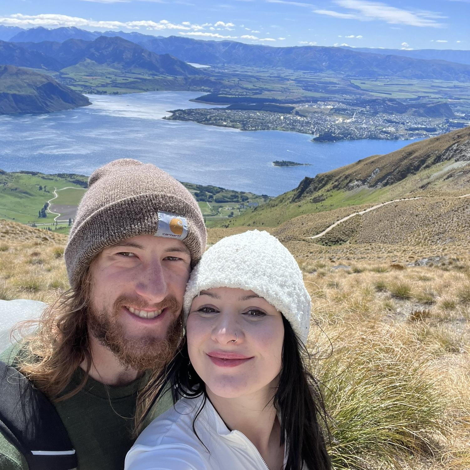 Our hike “Roy’s Peak” in New Zealand