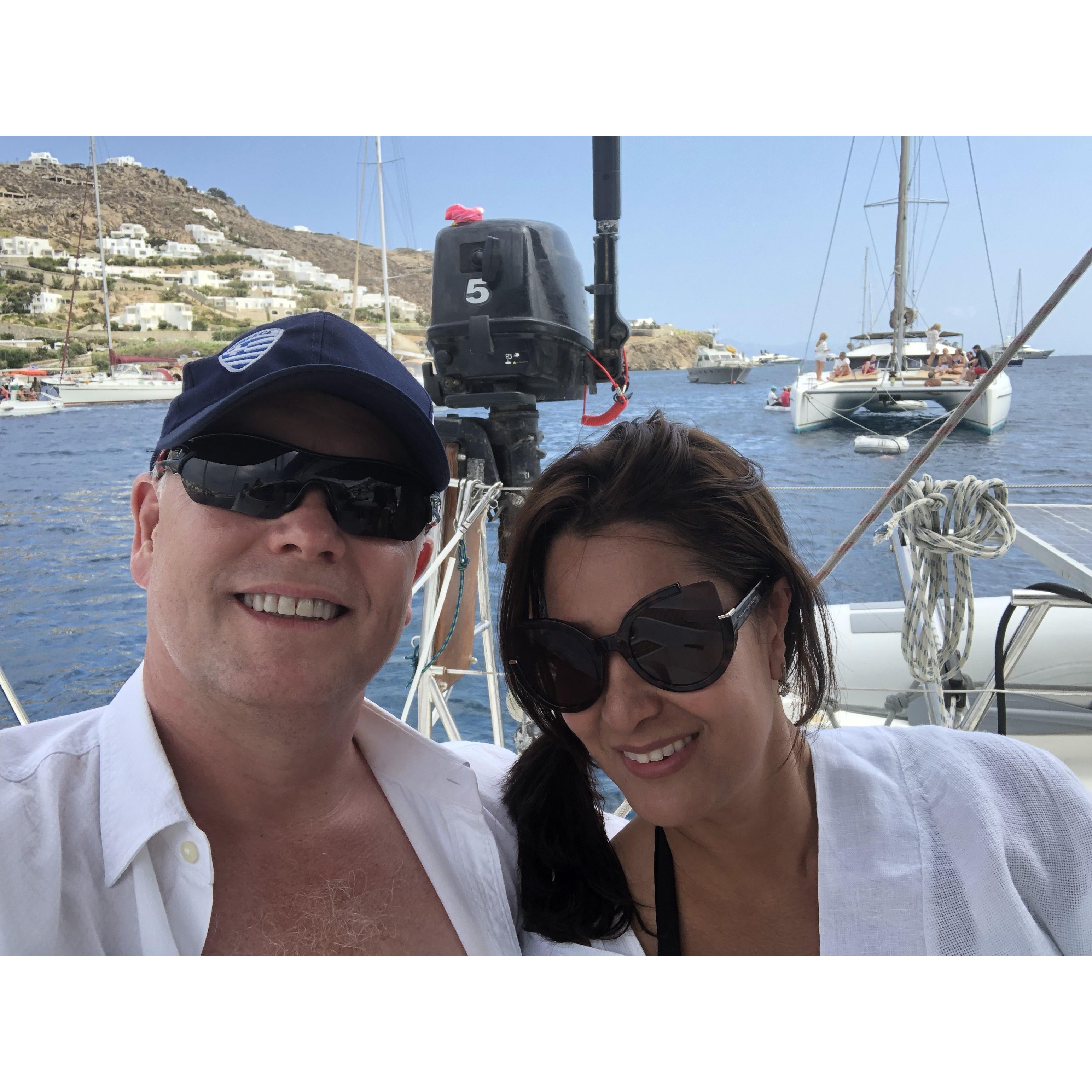 Touring around the Greek isles